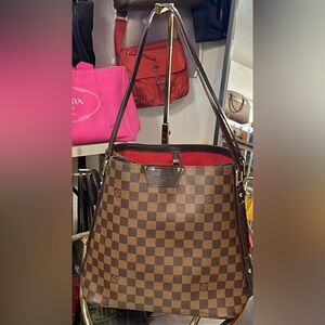 AUTHENTIC PRELOVED LOUIS VUITTON DAMIER EBENE CABAS RIVINGTON in EXCELLENT COND.